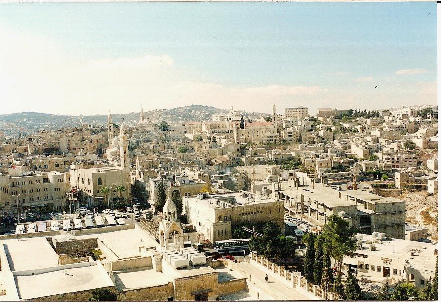Panorama di Betlemme dal campanile ortodosso - Panorama of Bethlehem from the Orthodox church tower
